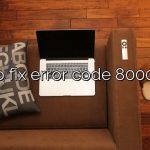 How to fix error code 80004005?