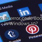 How to fix error code 80072ee2 in Windows 10?