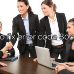 How to fix error code 80072f8f?
