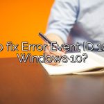 How to fix Error Event ID 10010 in Windows 10?