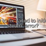 How to fix “failed to initialize steam” error?