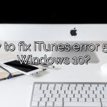 How to fix iTunes error 54 on Windows 10?