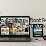 How to fix Master Boot Record (MBR) error in Windows 7?