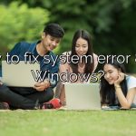 How to fix system error 85 in Windows?