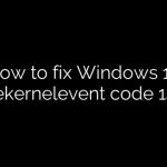 How to fix Windows 10 livekernelevent code 141?