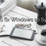 How to fix Windows 10 Sysprep errors?