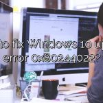 How to fix Windows 10 update error 0x80244022?
