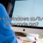 How to fix windows 10/8/7 boot error code 0x1?
