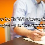 How to fix Windows Boot Manager error 0xc00000e9?