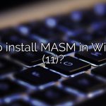 How to install MASM in Windows (11)?