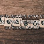 How to resolve error code 800f0831 when installing updates on Server 2012?