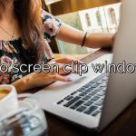 How to screen clip windows 11?
