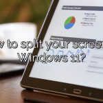How to split your screen on Windows 11?