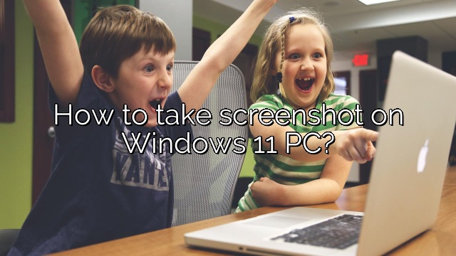 How to take screenshot on Windows 11 PC?