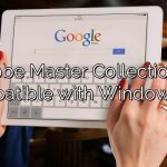 Is Adobe Master Collection CS6 compatible with Windows 10?