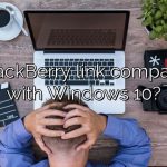 Is BlackBerry link compatible with Windows 10?