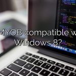 Is MYOB compatible with Windows 8?