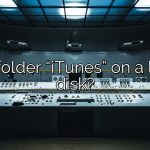 Is the folder “iTunes” on a locked disk?