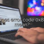 What does error code 0x8000ffff mean?
