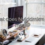 What does Nvlddmkm sys mean?
