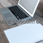 What is 0x8000ffff error?