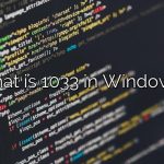What is 1033 in Windows?