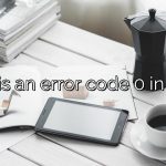 What is an error code 0 in CMD?