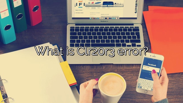 What is Clr20r3 error?