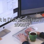 What is Distributedcom error 10010?
