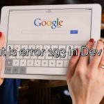What is error 193 in Dev C++?