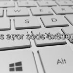 What is error code 0x800700aa?