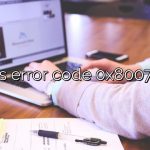 What is error code 0x80072EFD?