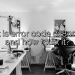 What is error code 0x800ccc0 and how to fix it?