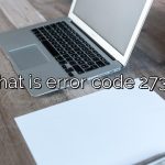 What is error code 2738?