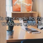 What is error code 80072efe on Windows Update?