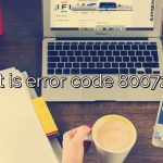 What is error code 80072f78?