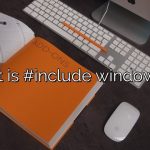 What is #include windows H?