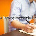 What is inprogressinstallinfo IPI?
