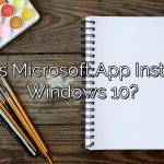 What is Microsoft App Installer in Windows 10?