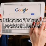 What is Microsoft Visual C++ 2017 redistributable?