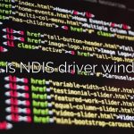 What is NDIS driver windows?