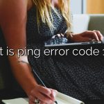 What is ping error code 1231?
