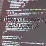 What is RPC endpoint Mapper in Windows 10?