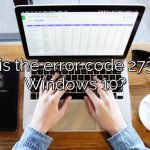 What is the error code 27300 on Windows 10?