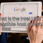 What is the Intel USB 3.0 eXtensible host controller?