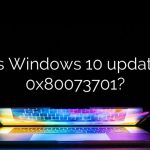 What is Windows 10 update error 0x80073701?