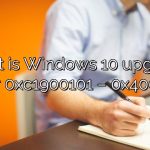 What is Windows 10 upgrade error 0xc1900101 – 0x4000d?