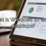 What is Windows 10 virtual desktops?