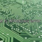 What is Windows error 127?