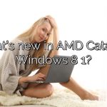 What's new in AMD Catalyst Windows 8 1?